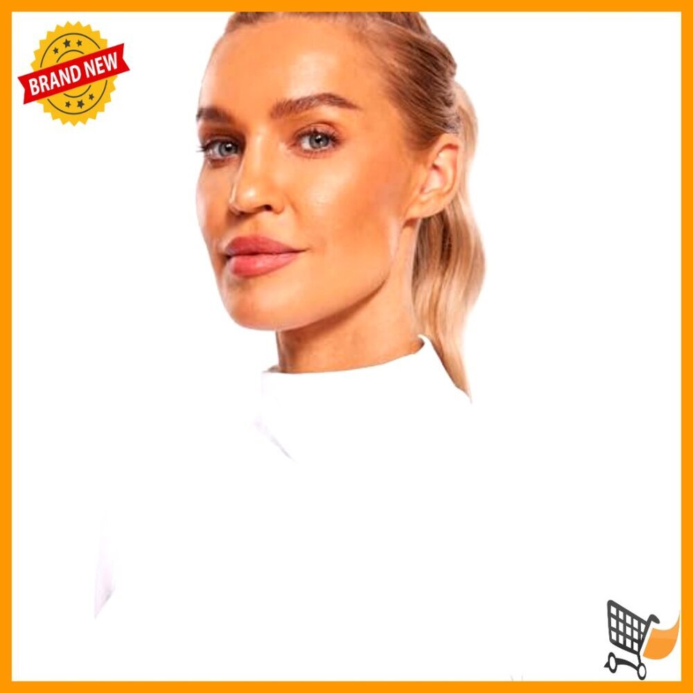 Butterluxe Mock Neck Long Sleeve Crop Top Slim Fit Workout Casual Base Layer - Picture 4 of 6